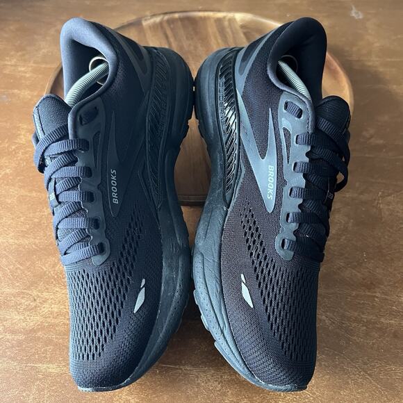 Brooks Adrenaline GTS 23 Supportive Womens 9.5 Black Road Running Shoes Sneakers - Picture 6 of 16